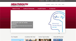 Desktop Screenshot of healthsouthaltoona.com