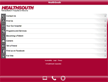 Tablet Screenshot of healthsouthaltoona.com